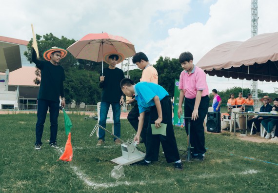 ภาพกิจกรรม  คณะวิทยาศาสตร์และเทคโนโลยี การแข่งขันจรวดขวดน้ำ งานสัปดาห์วิทยาศาสตร์แห่งชาติ ส่วนภูมิภาค ประจำปี 2567