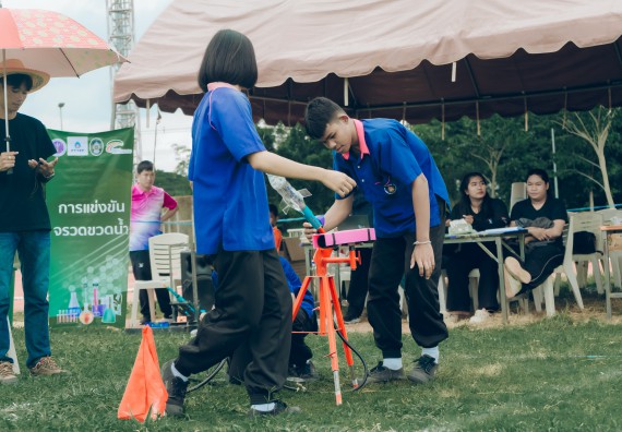 ภาพกิจกรรม  คณะวิทยาศาสตร์และเทคโนโลยี การแข่งขันจรวดขวดน้ำ งานสัปดาห์วิทยาศาสตร์แห่งชาติ ส่วนภูมิภาค ประจำปี 2567