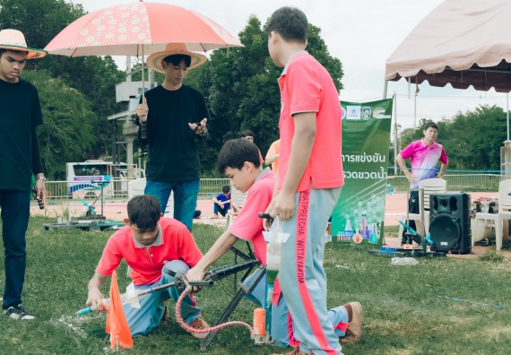 ภาพกิจกรรม  คณะวิทยาศาสตร์และเทคโนโลยี การแข่งขันจรวดขวดน้ำ งานสัปดาห์วิทยาศาสตร์แห่งชาติ ส่วนภูมิภาค ประจำปี 2567