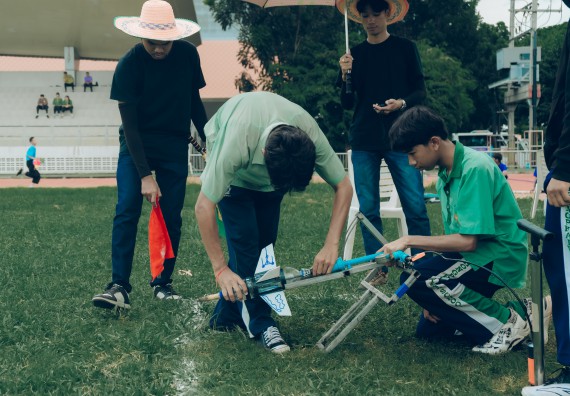 ภาพกิจกรรม  คณะวิทยาศาสตร์และเทคโนโลยี การแข่งขันจรวดขวดน้ำ งานสัปดาห์วิทยาศาสตร์แห่งชาติ ส่วนภูมิภาค ประจำปี 2567