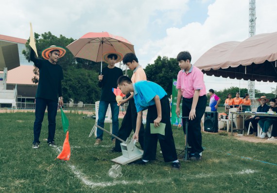ภาพกิจกรรม  คณะวิทยาศาสตร์และเทคโนโลยี การแข่งขันจรวดขวดน้ำ งานสัปดาห์วิทยาศาสตร์แห่งชาติ ส่วนภูมิภาค ประจำปี 2567