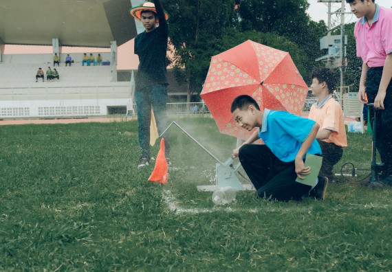 ภาพกิจกรรม  คณะวิทยาศาสตร์และเทคโนโลยี การแข่งขันจรวดขวดน้ำ งานสัปดาห์วิทยาศาสตร์แห่งชาติ ส่วนภูมิภาค ประจำปี 2567