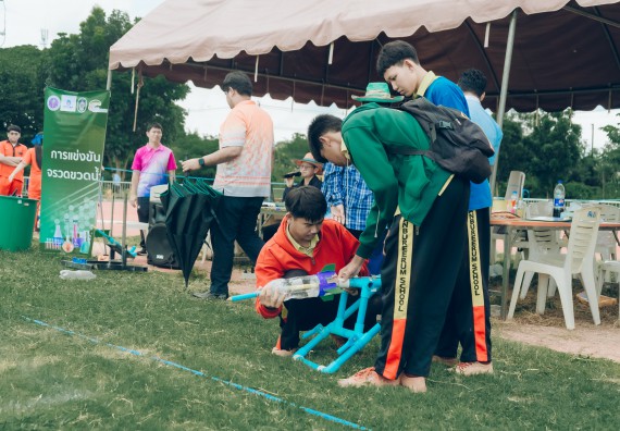 ภาพกิจกรรม  คณะวิทยาศาสตร์และเทคโนโลยี การแข่งขันจรวดขวดน้ำ งานสัปดาห์วิทยาศาสตร์แห่งชาติ ส่วนภูมิภาค ประจำปี 2567