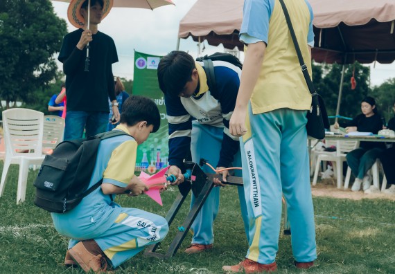 ภาพกิจกรรม  คณะวิทยาศาสตร์และเทคโนโลยี การแข่งขันจรวดขวดน้ำ งานสัปดาห์วิทยาศาสตร์แห่งชาติ ส่วนภูมิภาค ประจำปี 2567