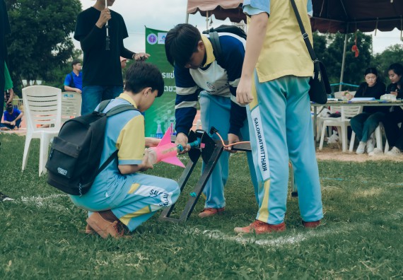 ภาพกิจกรรม  คณะวิทยาศาสตร์และเทคโนโลยี การแข่งขันจรวดขวดน้ำ งานสัปดาห์วิทยาศาสตร์แห่งชาติ ส่วนภูมิภาค ประจำปี 2567