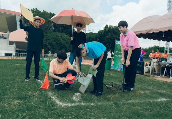 ภาพกิจกรรม  คณะวิทยาศาสตร์และเทคโนโลยี การแข่งขันจรวดขวดน้ำ งานสัปดาห์วิทยาศาสตร์แห่งชาติ ส่วนภูมิภาค ประจำปี 2567