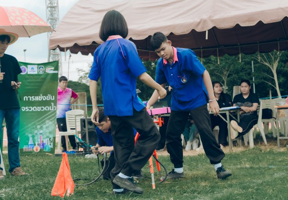 ภาพกิจกรรม  คณะวิทยาศาสตร์และเทคโนโลยี การแข่งขันจรวดขวดน้ำ งานสัปดาห์วิทยาศาสตร์แห่งชาติ ส่วนภูมิภาค ประจำปี 2567