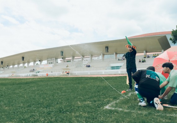 ภาพกิจกรรม  คณะวิทยาศาสตร์และเทคโนโลยี การแข่งขันจรวดขวดน้ำ งานสัปดาห์วิทยาศาสตร์แห่งชาติ ส่วนภูมิภาค ประจำปี 2567