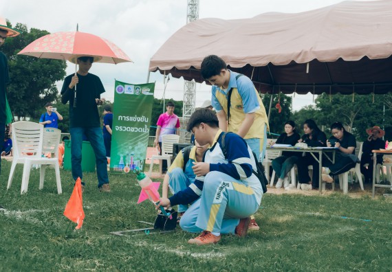 ภาพกิจกรรม  คณะวิทยาศาสตร์และเทคโนโลยี การแข่งขันจรวดขวดน้ำ งานสัปดาห์วิทยาศาสตร์แห่งชาติ ส่วนภูมิภาค ประจำปี 2567