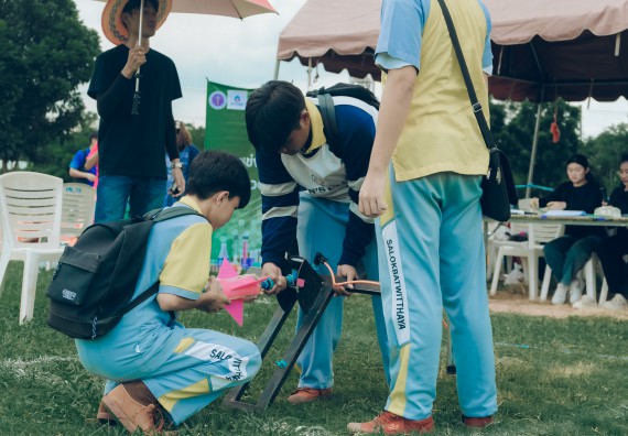 ภาพกิจกรรม  คณะวิทยาศาสตร์และเทคโนโลยี การแข่งขันจรวดขวดน้ำ งานสัปดาห์วิทยาศาสตร์แห่งชาติ ส่วนภูมิภาค ประจำปี 2567