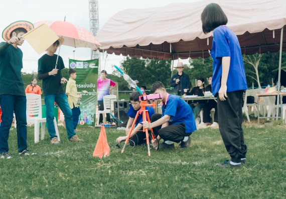 ภาพกิจกรรม  คณะวิทยาศาสตร์และเทคโนโลยี การแข่งขันจรวดขวดน้ำ งานสัปดาห์วิทยาศาสตร์แห่งชาติ ส่วนภูมิภาค ประจำปี 2567