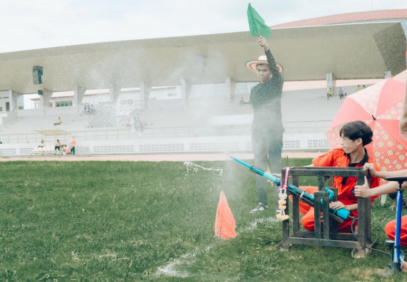 ภาพกิจกรรม  คณะวิทยาศาสตร์และเทคโนโลยี การแข่งขันจรวดขวดน้ำ งานสัปดาห์วิทยาศาสตร์แห่งชาติ ส่วนภูมิภาค ประจำปี 2567
