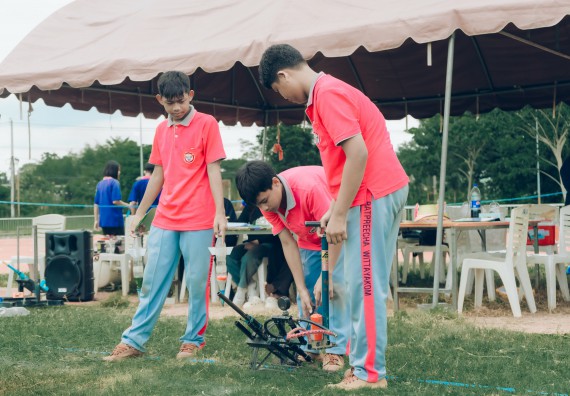ภาพกิจกรรม  คณะวิทยาศาสตร์และเทคโนโลยี การแข่งขันจรวดขวดน้ำ งานสัปดาห์วิทยาศาสตร์แห่งชาติ ส่วนภูมิภาค ประจำปี 2567