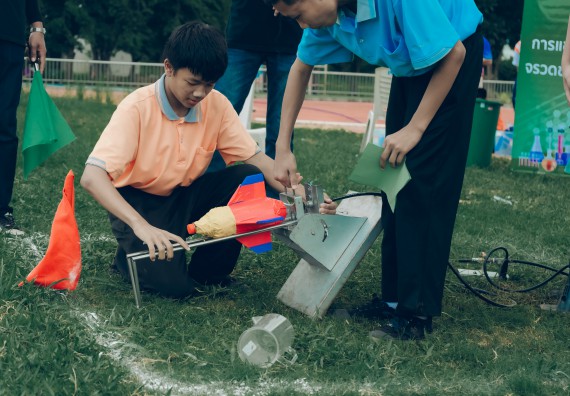 ภาพกิจกรรม  คณะวิทยาศาสตร์และเทคโนโลยี การแข่งขันจรวดขวดน้ำ งานสัปดาห์วิทยาศาสตร์แห่งชาติ ส่วนภูมิภาค ประจำปี 2567