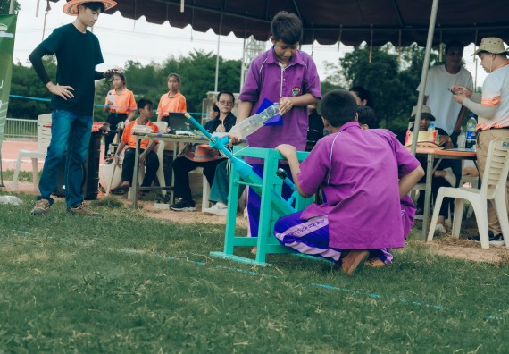 ภาพกิจกรรม  คณะวิทยาศาสตร์และเทคโนโลยี การแข่งขันจรวดขวดน้ำ งานสัปดาห์วิทยาศาสตร์แห่งชาติ ส่วนภูมิภาค ประจำปี 2567