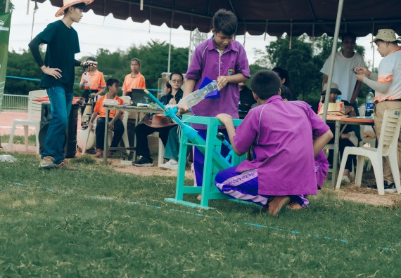 ภาพกิจกรรม  คณะวิทยาศาสตร์และเทคโนโลยี การแข่งขันจรวดขวดน้ำ งานสัปดาห์วิทยาศาสตร์แห่งชาติ ส่วนภูมิภาค ประจำปี 2567