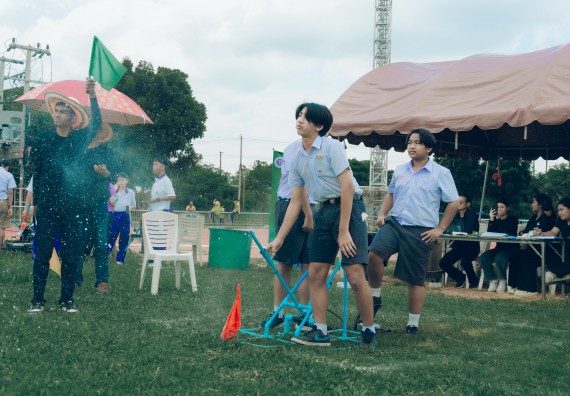ภาพกิจกรรม  คณะวิทยาศาสตร์และเทคโนโลยี การแข่งขันจรวดขวดน้ำ งานสัปดาห์วิทยาศาสตร์แห่งชาติ ส่วนภูมิภาค ประจำปี 2567