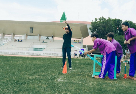 ภาพกิจกรรม  คณะวิทยาศาสตร์และเทคโนโลยี การแข่งขันจรวดขวดน้ำ งานสัปดาห์วิทยาศาสตร์แห่งชาติ ส่วนภูมิภาค ประจำปี 2567