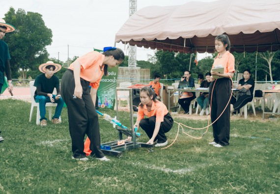 ภาพกิจกรรม  คณะวิทยาศาสตร์และเทคโนโลยี การแข่งขันจรวดขวดน้ำ งานสัปดาห์วิทยาศาสตร์แห่งชาติ ส่วนภูมิภาค ประจำปี 2567