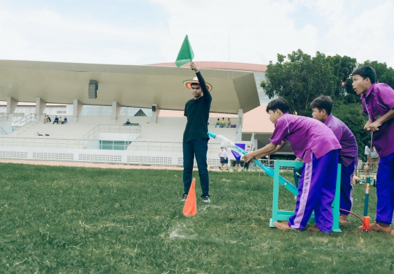 ภาพกิจกรรม  คณะวิทยาศาสตร์และเทคโนโลยี การแข่งขันจรวดขวดน้ำ งานสัปดาห์วิทยาศาสตร์แห่งชาติ ส่วนภูมิภาค ประจำปี 2567