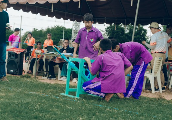 ภาพกิจกรรม  คณะวิทยาศาสตร์และเทคโนโลยี การแข่งขันจรวดขวดน้ำ งานสัปดาห์วิทยาศาสตร์แห่งชาติ ส่วนภูมิภาค ประจำปี 2567