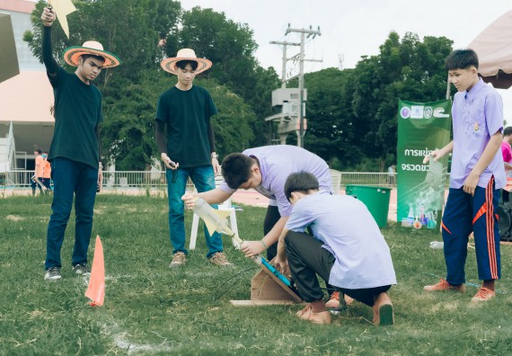 ภาพกิจกรรม  คณะวิทยาศาสตร์และเทคโนโลยี การแข่งขันจรวดขวดน้ำ งานสัปดาห์วิทยาศาสตร์แห่งชาติ ส่วนภูมิภาค ประจำปี 2567