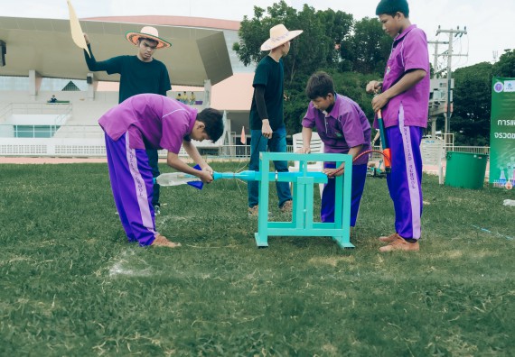 ภาพกิจกรรม  คณะวิทยาศาสตร์และเทคโนโลยี การแข่งขันจรวดขวดน้ำ งานสัปดาห์วิทยาศาสตร์แห่งชาติ ส่วนภูมิภาค ประจำปี 2567