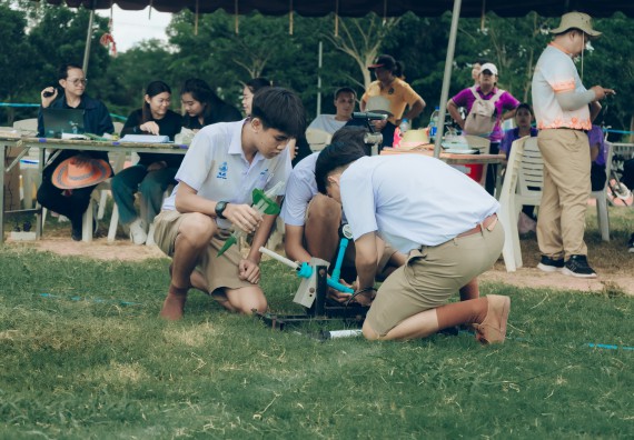 ภาพกิจกรรม  คณะวิทยาศาสตร์และเทคโนโลยี การแข่งขันจรวดขวดน้ำ งานสัปดาห์วิทยาศาสตร์แห่งชาติ ส่วนภูมิภาค ประจำปี 2567