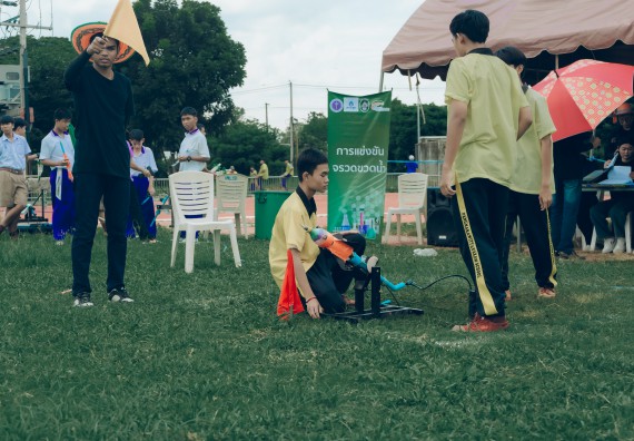 ภาพกิจกรรม  คณะวิทยาศาสตร์และเทคโนโลยี การแข่งขันจรวดขวดน้ำ งานสัปดาห์วิทยาศาสตร์แห่งชาติ ส่วนภูมิภาค ประจำปี 2567