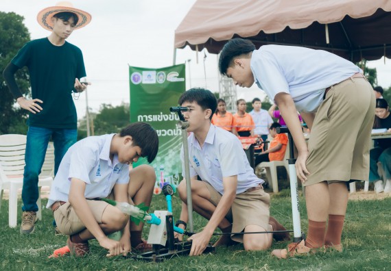 ภาพกิจกรรม  คณะวิทยาศาสตร์และเทคโนโลยี การแข่งขันจรวดขวดน้ำ งานสัปดาห์วิทยาศาสตร์แห่งชาติ ส่วนภูมิภาค ประจำปี 2567