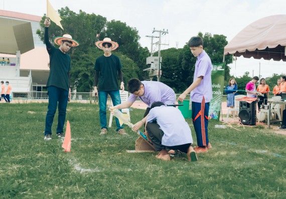 ภาพกิจกรรม  คณะวิทยาศาสตร์และเทคโนโลยี การแข่งขันจรวดขวดน้ำ งานสัปดาห์วิทยาศาสตร์แห่งชาติ ส่วนภูมิภาค ประจำปี 2567