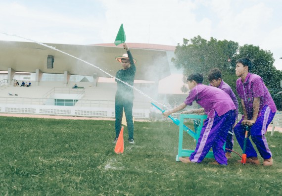 ภาพกิจกรรม  คณะวิทยาศาสตร์และเทคโนโลยี การแข่งขันจรวดขวดน้ำ งานสัปดาห์วิทยาศาสตร์แห่งชาติ ส่วนภูมิภาค ประจำปี 2567