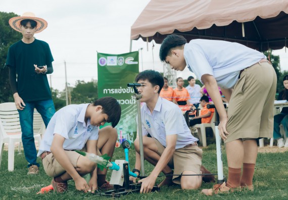 ภาพกิจกรรม  คณะวิทยาศาสตร์และเทคโนโลยี การแข่งขันจรวดขวดน้ำ งานสัปดาห์วิทยาศาสตร์แห่งชาติ ส่วนภูมิภาค ประจำปี 2567