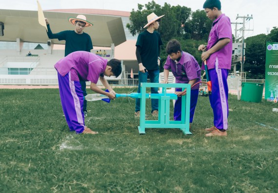 ภาพกิจกรรม  คณะวิทยาศาสตร์และเทคโนโลยี การแข่งขันจรวดขวดน้ำ งานสัปดาห์วิทยาศาสตร์แห่งชาติ ส่วนภูมิภาค ประจำปี 2567