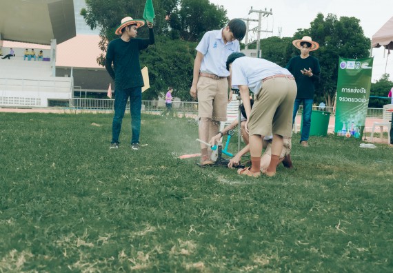 ภาพกิจกรรม  คณะวิทยาศาสตร์และเทคโนโลยี การแข่งขันจรวดขวดน้ำ งานสัปดาห์วิทยาศาสตร์แห่งชาติ ส่วนภูมิภาค ประจำปี 2567