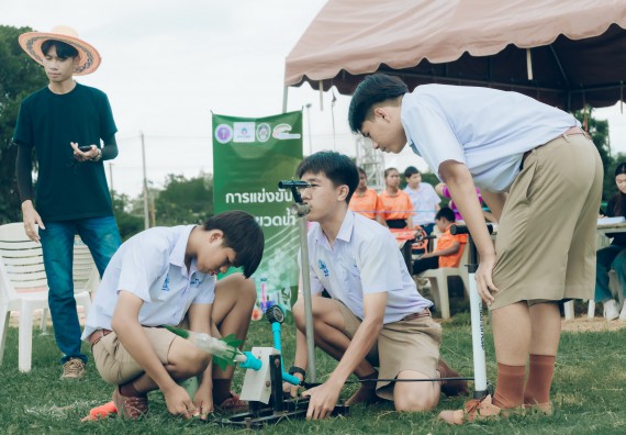 ภาพกิจกรรม  คณะวิทยาศาสตร์และเทคโนโลยี การแข่งขันจรวดขวดน้ำ งานสัปดาห์วิทยาศาสตร์แห่งชาติ ส่วนภูมิภาค ประจำปี 2567