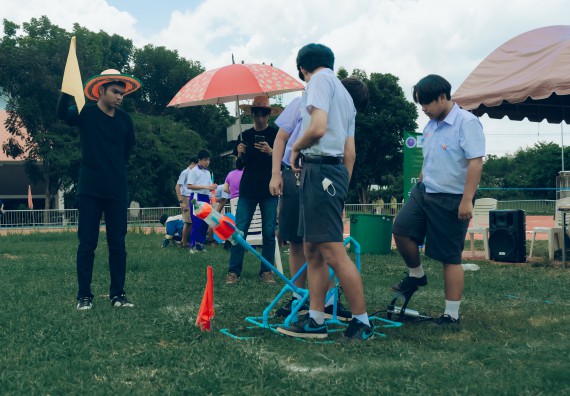 ภาพกิจกรรม  คณะวิทยาศาสตร์และเทคโนโลยี การแข่งขันจรวดขวดน้ำ งานสัปดาห์วิทยาศาสตร์แห่งชาติ ส่วนภูมิภาค ประจำปี 2567