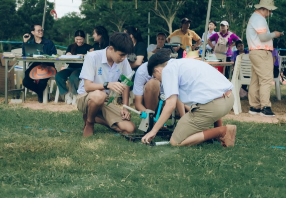 ภาพกิจกรรม  คณะวิทยาศาสตร์และเทคโนโลยี การแข่งขันจรวดขวดน้ำ งานสัปดาห์วิทยาศาสตร์แห่งชาติ ส่วนภูมิภาค ประจำปี 2567