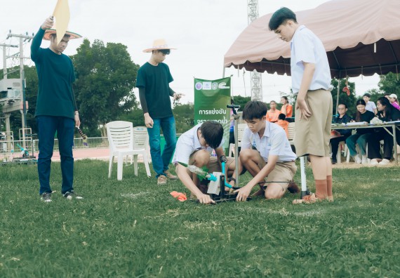 ภาพกิจกรรม  คณะวิทยาศาสตร์และเทคโนโลยี การแข่งขันจรวดขวดน้ำ งานสัปดาห์วิทยาศาสตร์แห่งชาติ ส่วนภูมิภาค ประจำปี 2567
