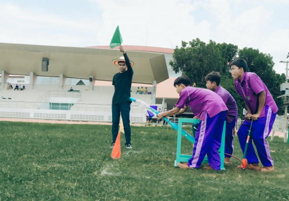 ภาพกิจกรรม  คณะวิทยาศาสตร์และเทคโนโลยี การแข่งขันจรวดขวดน้ำ งานสัปดาห์วิทยาศาสตร์แห่งชาติ ส่วนภูมิภาค ประจำปี 2567