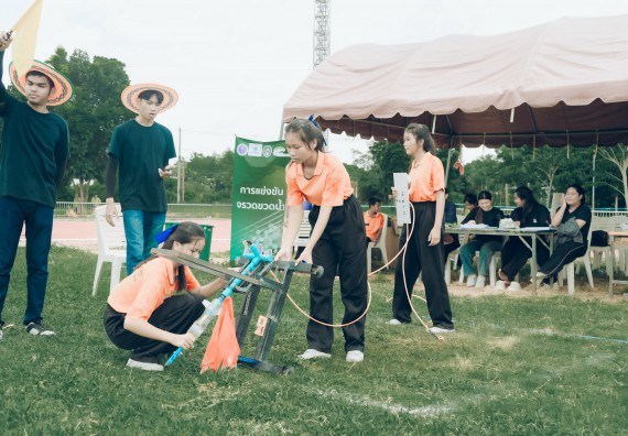 ภาพกิจกรรม  คณะวิทยาศาสตร์และเทคโนโลยี การแข่งขันจรวดขวดน้ำ งานสัปดาห์วิทยาศาสตร์แห่งชาติ ส่วนภูมิภาค ประจำปี 2567