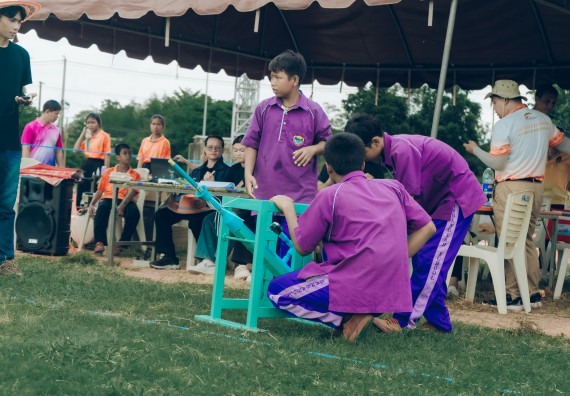 ภาพกิจกรรม  คณะวิทยาศาสตร์และเทคโนโลยี การแข่งขันจรวดขวดน้ำ งานสัปดาห์วิทยาศาสตร์แห่งชาติ ส่วนภูมิภาค ประจำปี 2567