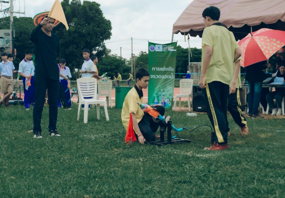 ภาพกิจกรรม  คณะวิทยาศาสตร์และเทคโนโลยี การแข่งขันจรวดขวดน้ำ งานสัปดาห์วิทยาศาสตร์แห่งชาติ ส่วนภูมิภาค ประจำปี 2567