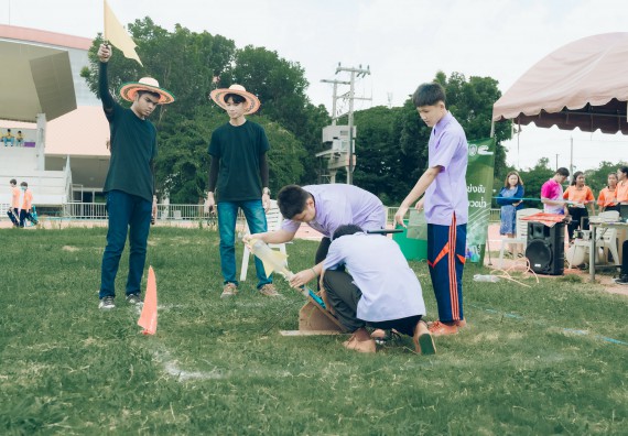 ภาพกิจกรรม  คณะวิทยาศาสตร์และเทคโนโลยี การแข่งขันจรวดขวดน้ำ งานสัปดาห์วิทยาศาสตร์แห่งชาติ ส่วนภูมิภาค ประจำปี 2567