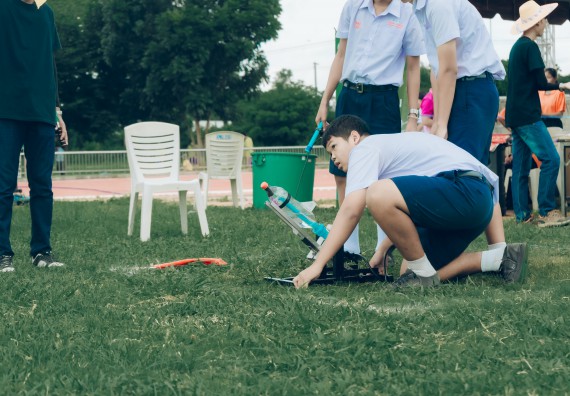 ภาพกิจกรรม  คณะวิทยาศาสตร์และเทคโนโลยี การแข่งขันจรวดขวดน้ำ งานสัปดาห์วิทยาศาสตร์แห่งชาติ ส่วนภูมิภาค ประจำปี 2567