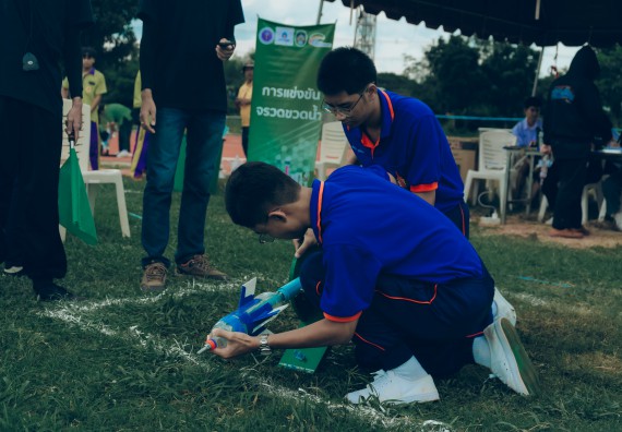 ภาพกิจกรรม  คณะวิทยาศาสตร์และเทคโนโลยี การแข่งขันจรวดขวดน้ำ งานสัปดาห์วิทยาศาสตร์แห่งชาติ ส่วนภูมิภาค ประจำปี 2567