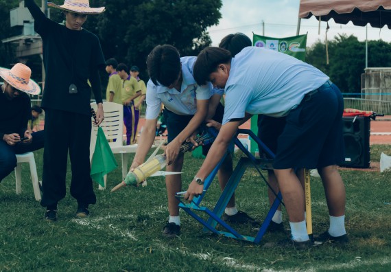 ภาพกิจกรรม  คณะวิทยาศาสตร์และเทคโนโลยี การแข่งขันจรวดขวดน้ำ งานสัปดาห์วิทยาศาสตร์แห่งชาติ ส่วนภูมิภาค ประจำปี 2567