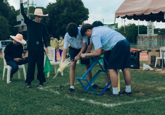 ภาพกิจกรรม  คณะวิทยาศาสตร์และเทคโนโลยี การแข่งขันจรวดขวดน้ำ งานสัปดาห์วิทยาศาสตร์แห่งชาติ ส่วนภูมิภาค ประจำปี 2567