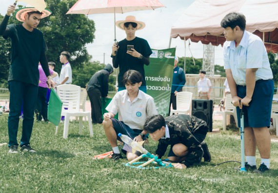 ภาพกิจกรรม  คณะวิทยาศาสตร์และเทคโนโลยี การแข่งขันจรวดขวดน้ำ งานสัปดาห์วิทยาศาสตร์แห่งชาติ ส่วนภูมิภาค ประจำปี 2567