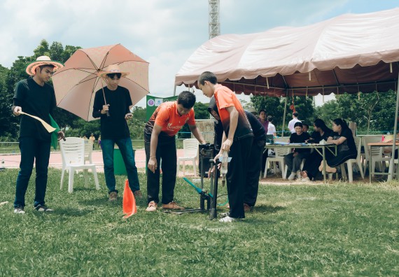 ภาพกิจกรรม  คณะวิทยาศาสตร์และเทคโนโลยี การแข่งขันจรวดขวดน้ำ งานสัปดาห์วิทยาศาสตร์แห่งชาติ ส่วนภูมิภาค ประจำปี 2567